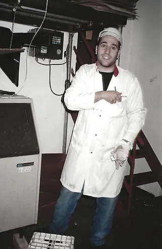 Photo d'archives d'un boucher Iasenza